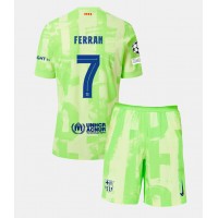 Barcelona Ferran Torres #7 Rezervni Dres za djecu 2024-25 Kratak Rukav (+ Kratke hlače)